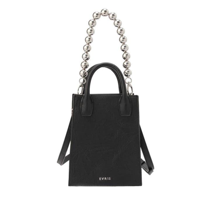 ボールチェーンモチーフスクエアショルダーBAG[品番：MKSW0065250 
