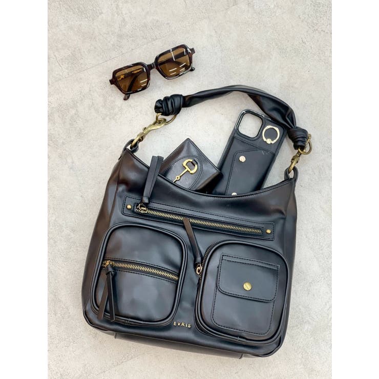 ブラック | ポケットハンドBAG | EVRIS
