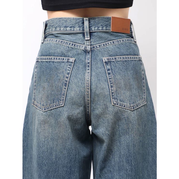 ヴィンテージライクボリュームワイドデニムパンツ | EVRIS | 詳細画像38 