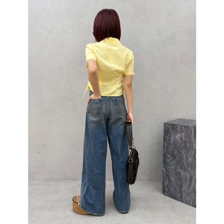 ヴィンテージライクボリュームワイドデニムパンツ | EVRIS | 詳細画像49 