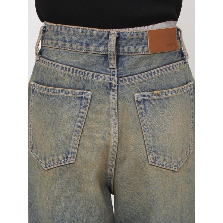 ハイダメージワイドデニムパンツ | EVRIS | 詳細画像29 