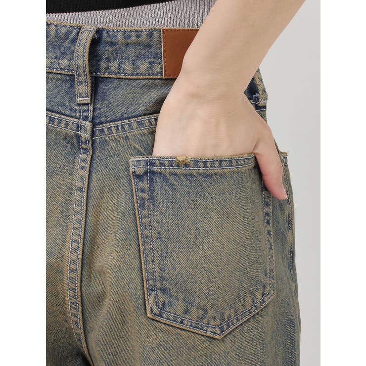 ハイダメージワイドデニムパンツ | EVRIS | 詳細画像30 