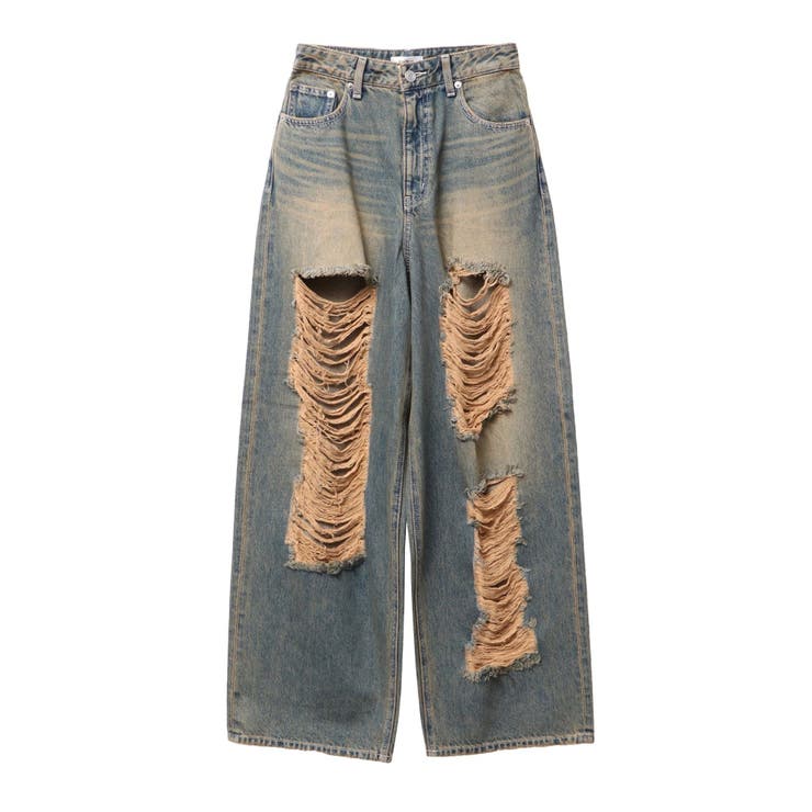 ハイダメージワイドデニムパンツ | EVRIS | 詳細画像38 