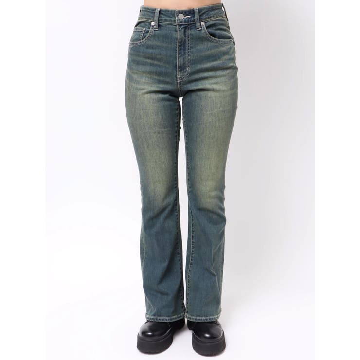 ヴィンテージライクストレッチフレアデニムパンツ | EVRIS | 詳細画像20 