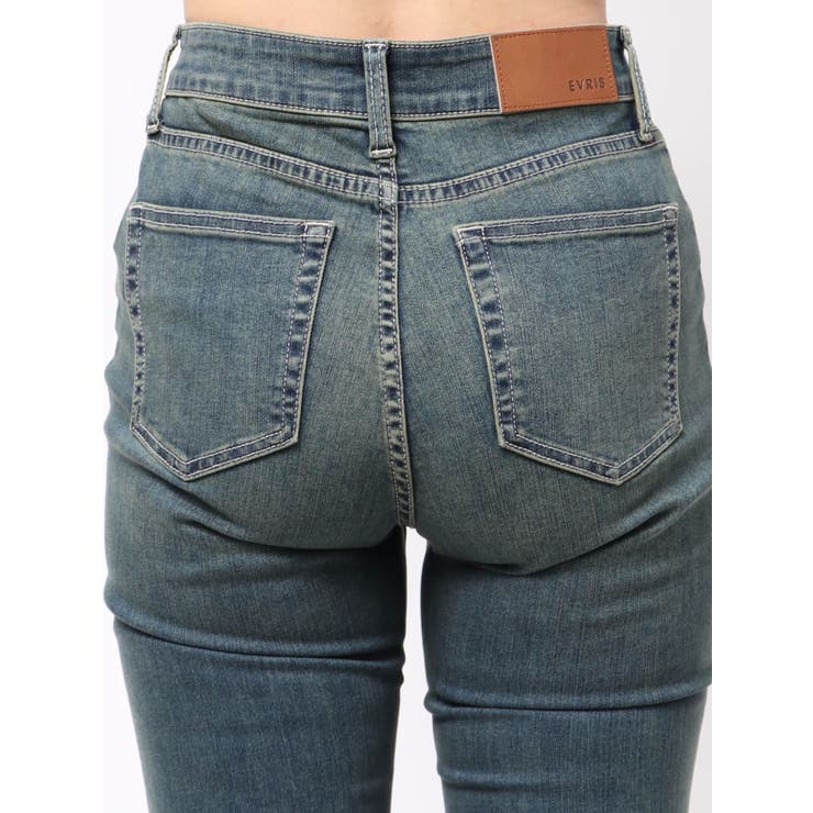 ヴィンテージライクストレッチフレアデニムパンツ | EVRIS | 詳細画像23 