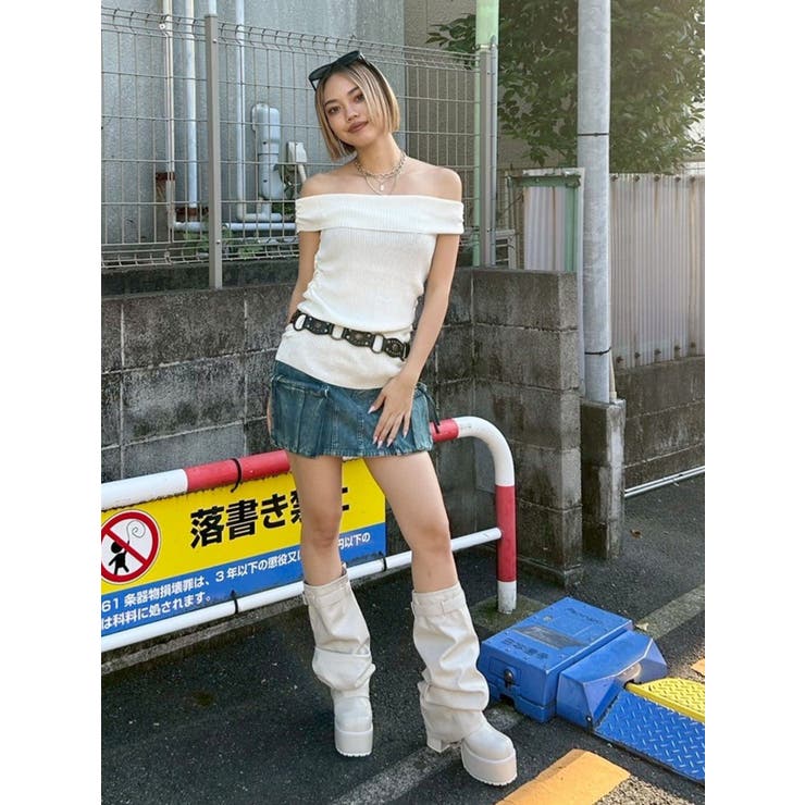 オフショルニットチュニック | EVRIS | 詳細画像13 