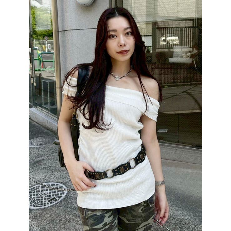 オフショルニットチュニック | EVRIS | 詳細画像15 