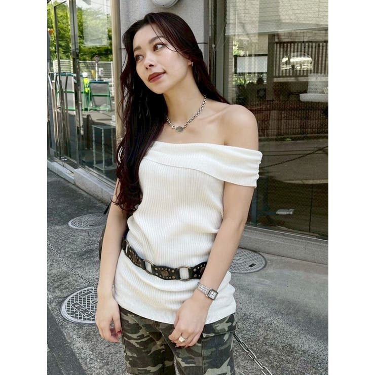 オフショルニットチュニック | EVRIS | 詳細画像17 