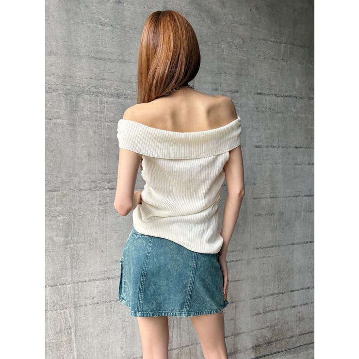 オフショルニットチュニック | EVRIS | 詳細画像20 