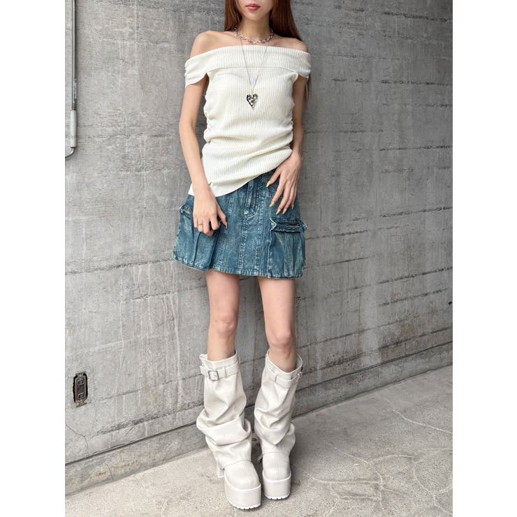 オフショルニットチュニック | EVRIS | 詳細画像22 