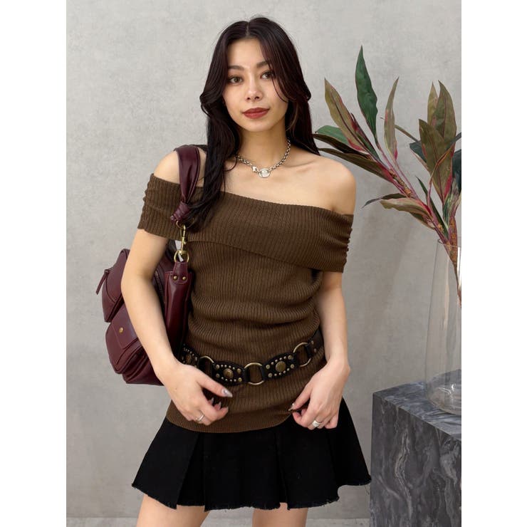 オフショルニットチュニック | EVRIS | 詳細画像33 