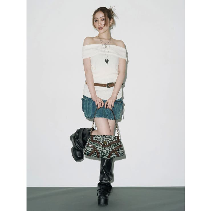 オフショルニットチュニック | EVRIS | 詳細画像5 