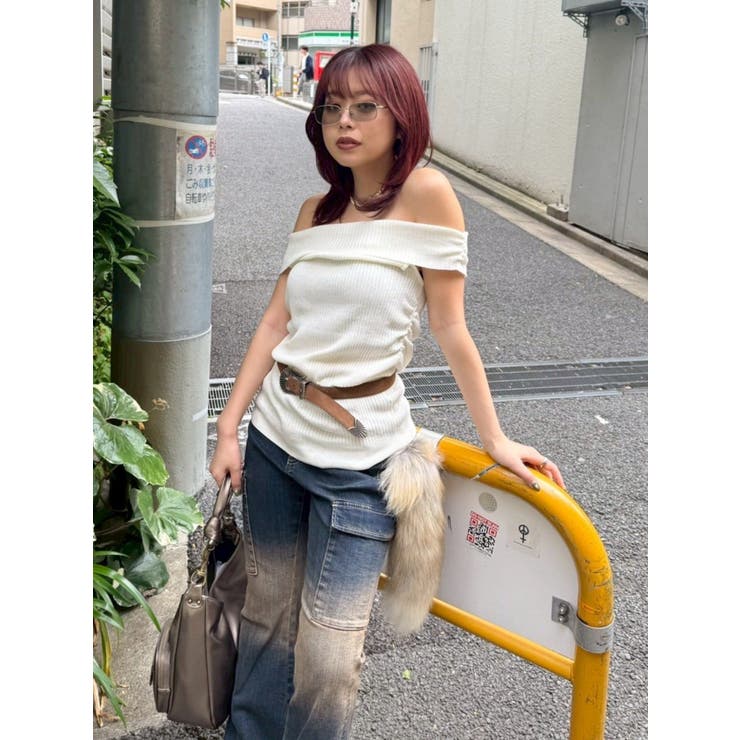 オフショルニットチュニック | EVRIS | 詳細画像7 