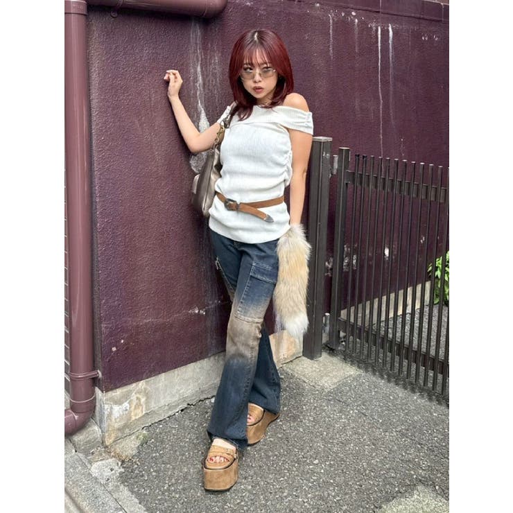 オフショルニットチュニック | EVRIS | 詳細画像8 