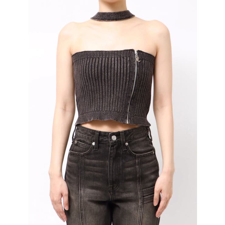 Eモチーフピグメントチョーカーベアニットトップス | EVRIS | 詳細画像40 