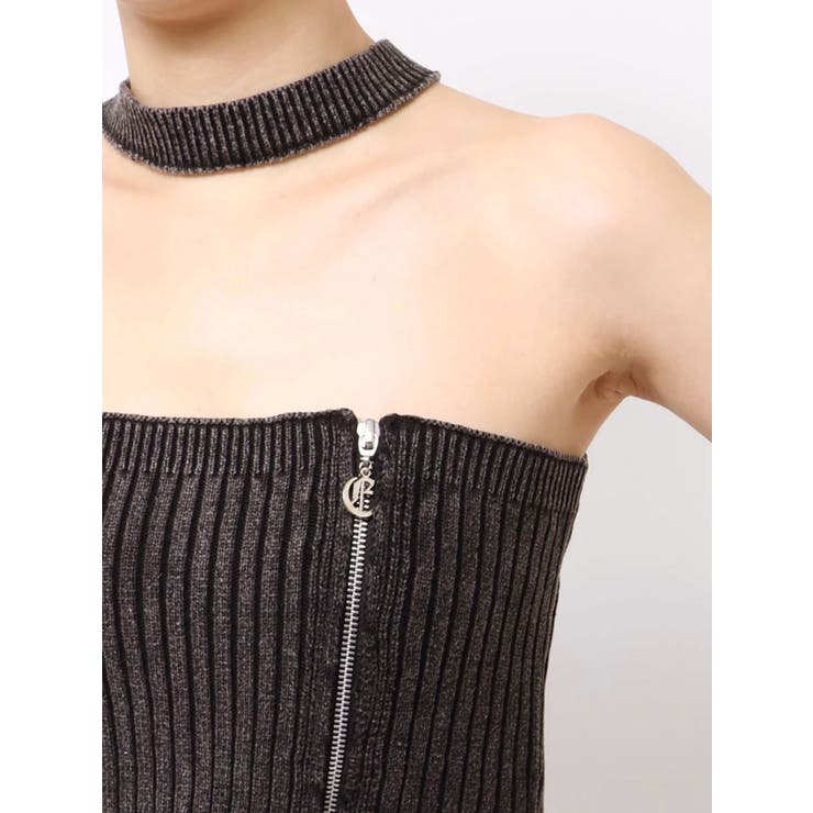 Eモチーフピグメントチョーカーベアニットトップス | EVRIS | 詳細画像44 