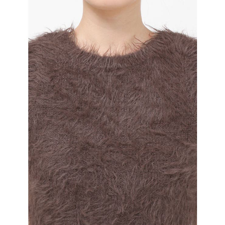 ファンシーヤーンノースリニットトップス | EVRIS | 詳細画像32 