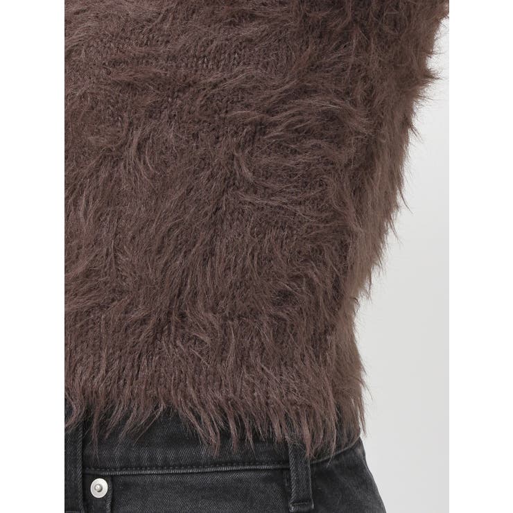 ファンシーヤーンノースリニットトップス | EVRIS | 詳細画像34 