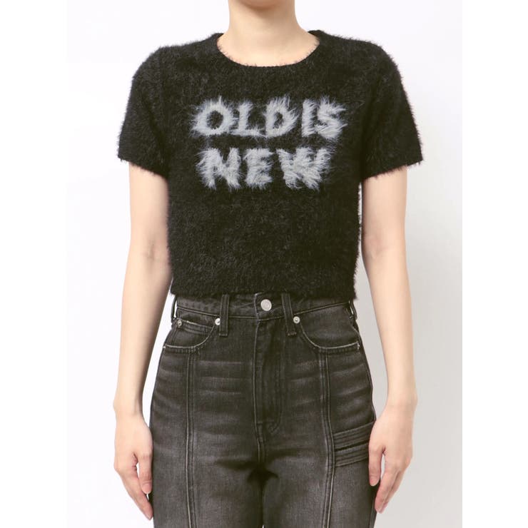 ジャガードロゴシャギーニットトップス | EVRIS | 詳細画像30 