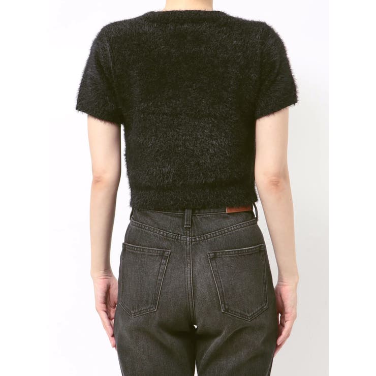 ジャガードロゴシャギーニットトップス | EVRIS | 詳細画像32 