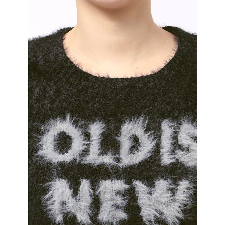 ジャガードロゴシャギーニットトップス | EVRIS | 詳細画像33 