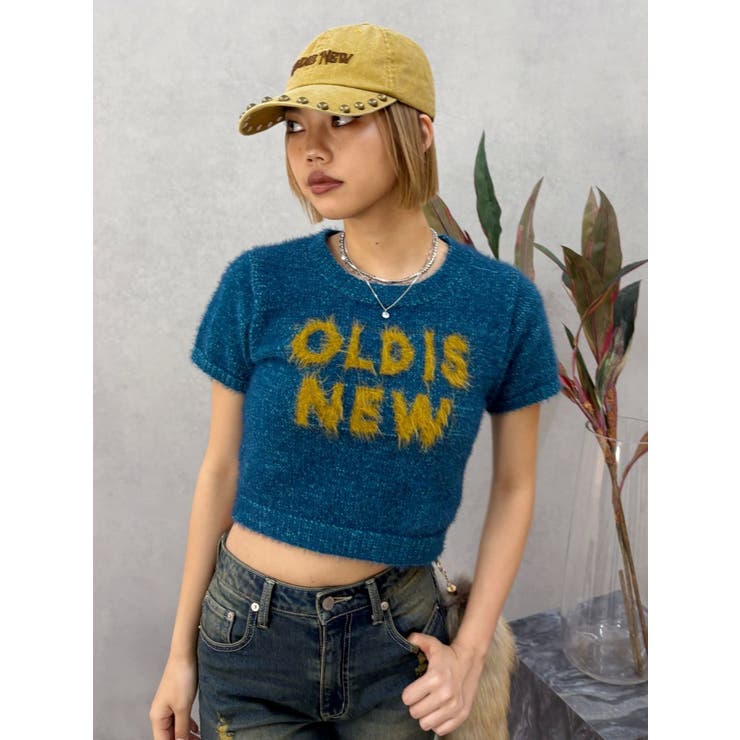 ジャガードロゴシャギーニットトップス | EVRIS | 詳細画像8 