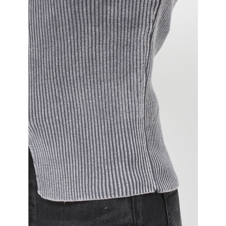 ピグメントジップホルターネックニットトップス | EVRIS | 詳細画像22 