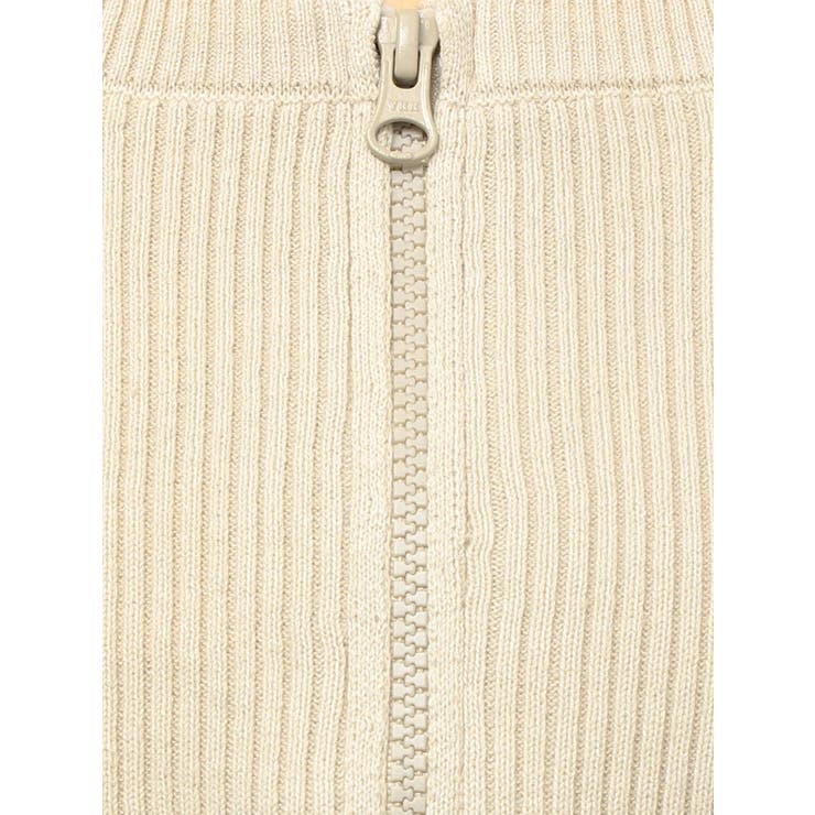 ピグメントジップホルターネックニットトップス | EVRIS | 詳細画像35 