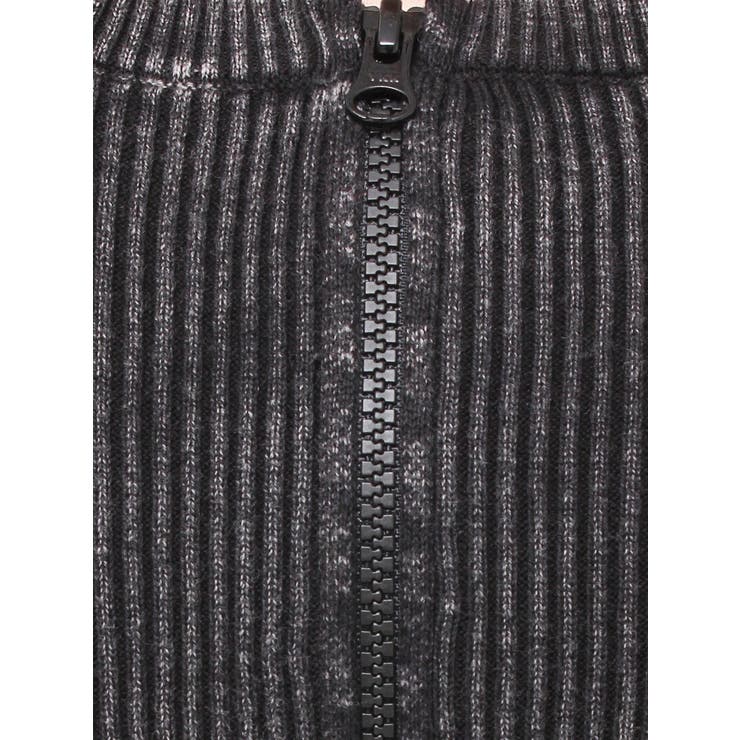 ピグメントジップホルターネックニットトップス | EVRIS | 詳細画像36 