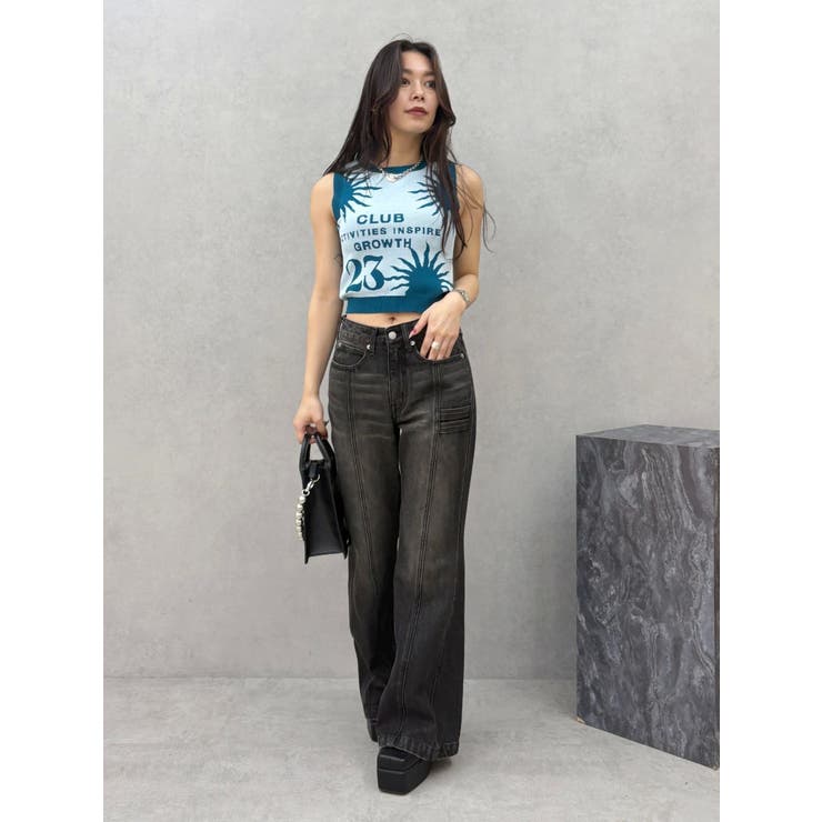 ジャガードグラフィックニットトップス | EVRIS | 詳細画像19 