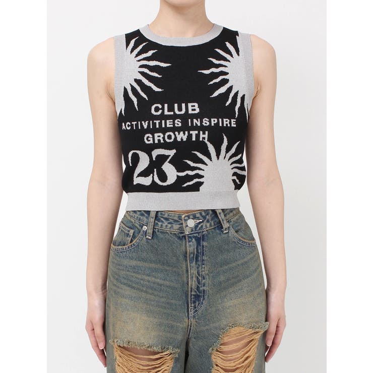 ジャガードグラフィックニットトップス | EVRIS | 詳細画像20 