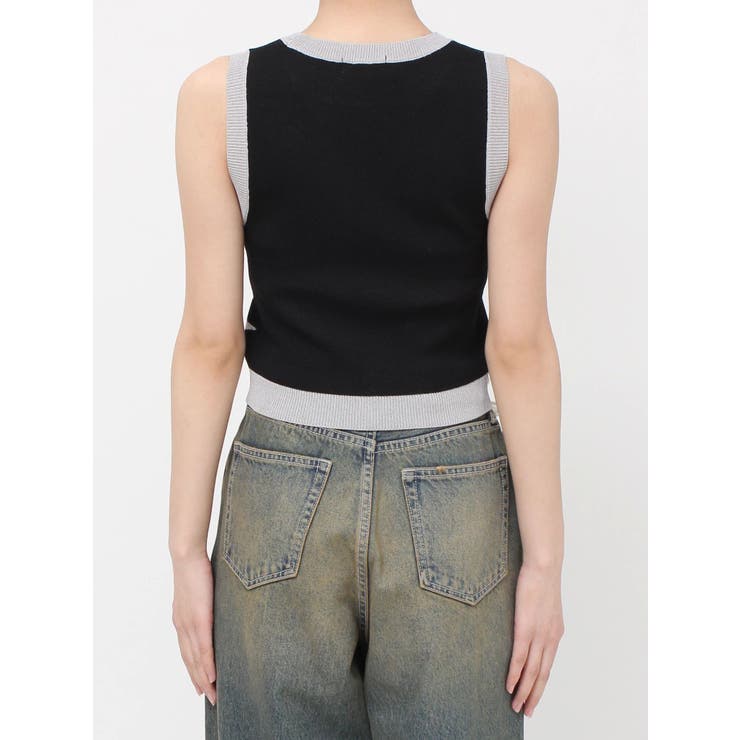 CIRCLE SLEEVELESS－SHIRT