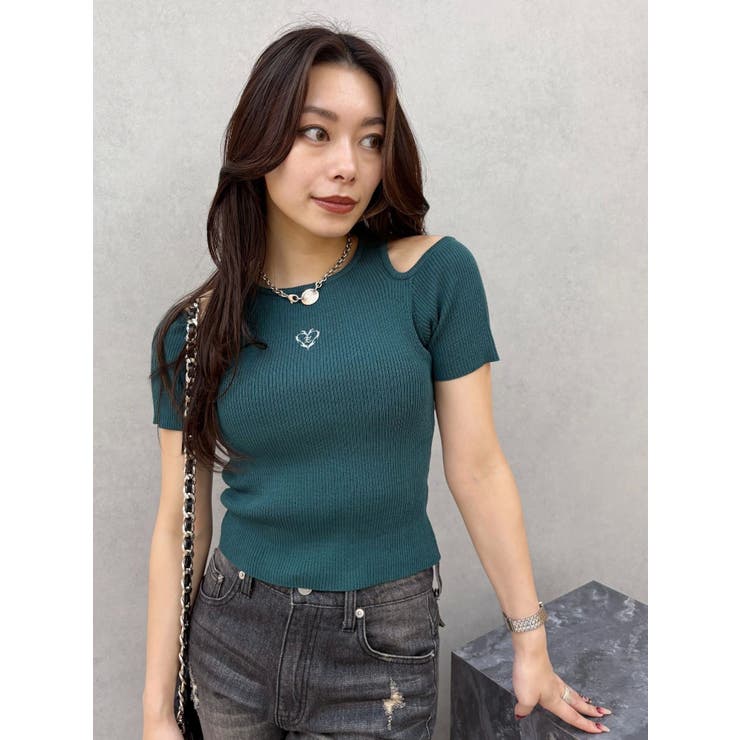 オープンショルダーニット | EVRIS | 詳細画像22 