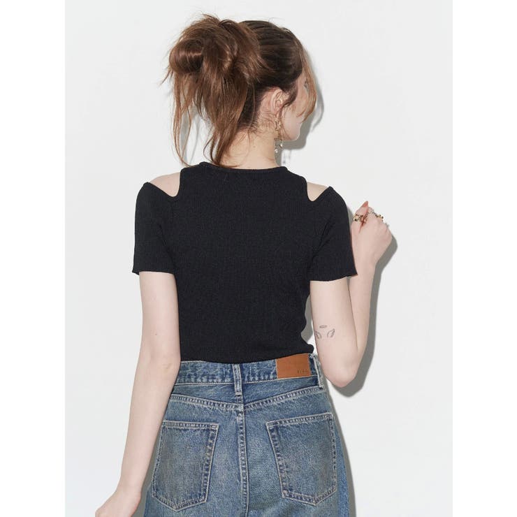 オープンショルダーニット | EVRIS | 詳細画像5 