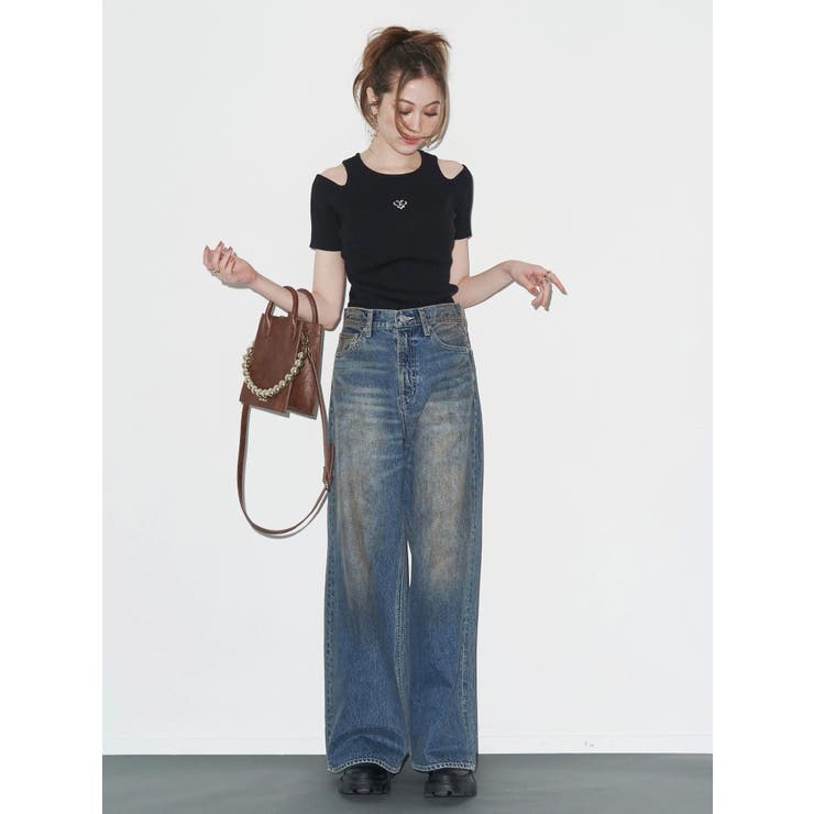 オープンショルダーニット | EVRIS | 詳細画像8 