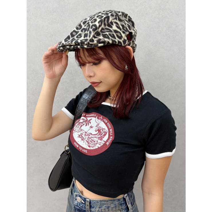 リンガーグラフィックショートTシャツ | EVRIS | 詳細画像13 