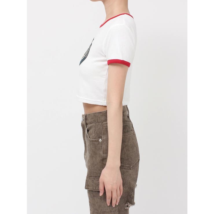 リンガーグラフィックショートTシャツ | EVRIS | 詳細画像25 