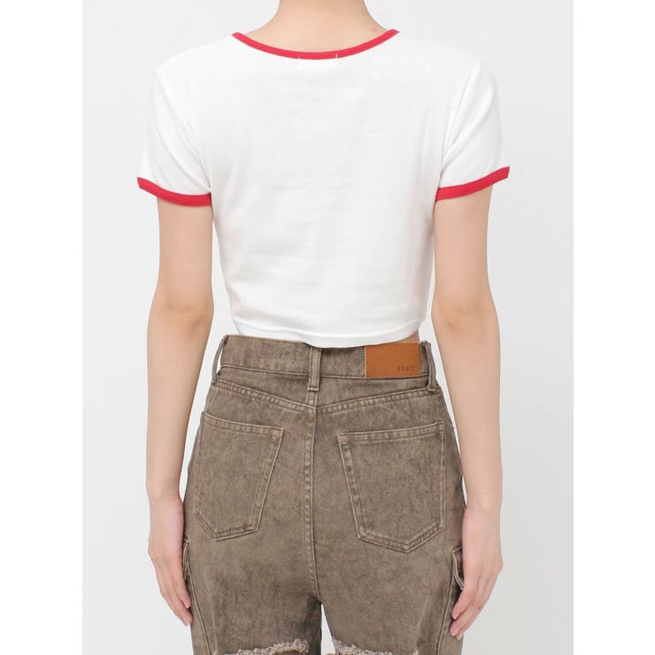 リンガーグラフィックショートTシャツ | EVRIS | 詳細画像26 