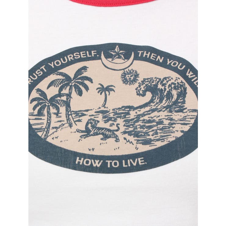 リンガーグラフィックショートTシャツ | EVRIS | 詳細画像34 