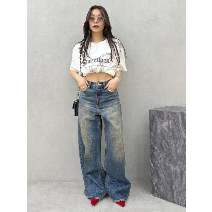 フロントリボングラフィックBIG Tシャツ | EVRIS | 詳細画像10 