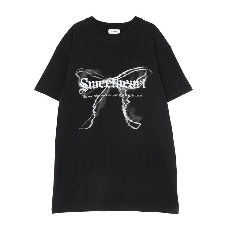 フロントリボングラフィックBIG Tシャツ | EVRIS | 詳細画像36 
