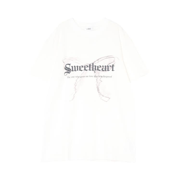 フロントリボングラフィックBIG Tシャツ | EVRIS | 詳細画像38 