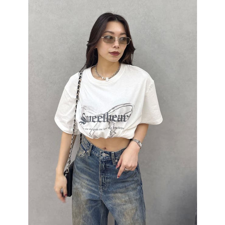 フロントリボングラフィックBIG Tシャツ | EVRIS | 詳細画像9 