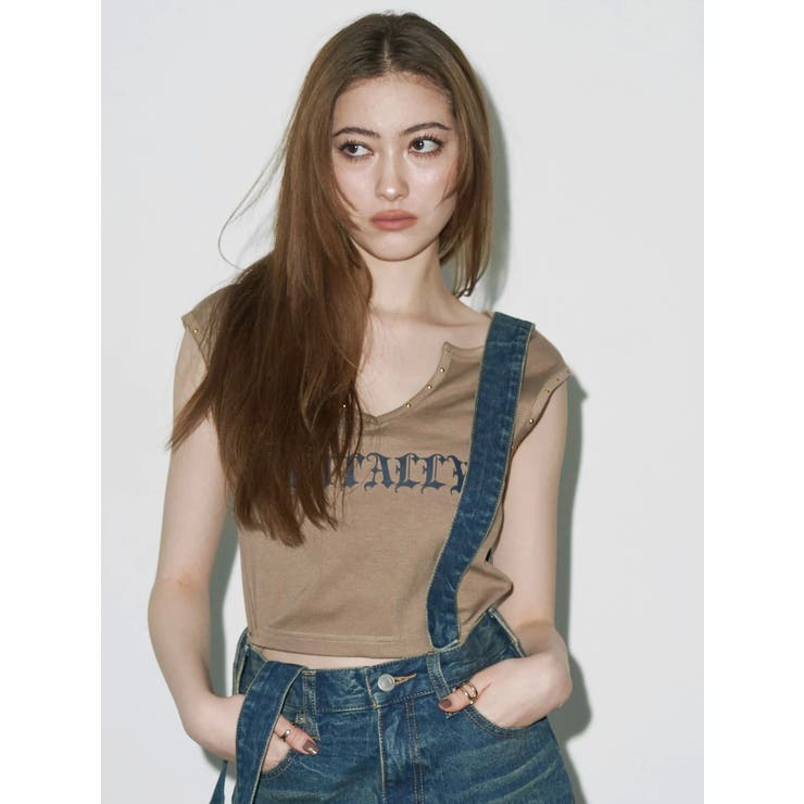 スタッズグラフィックタンクトップ | EVRIS | 詳細画像2 