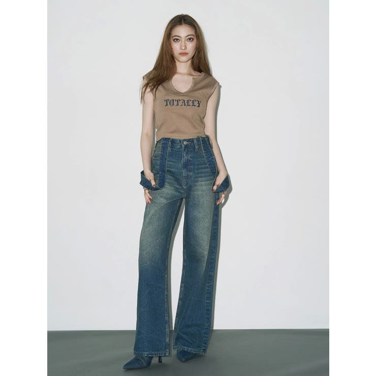 スタッズグラフィックタンクトップ | EVRIS | 詳細画像5 