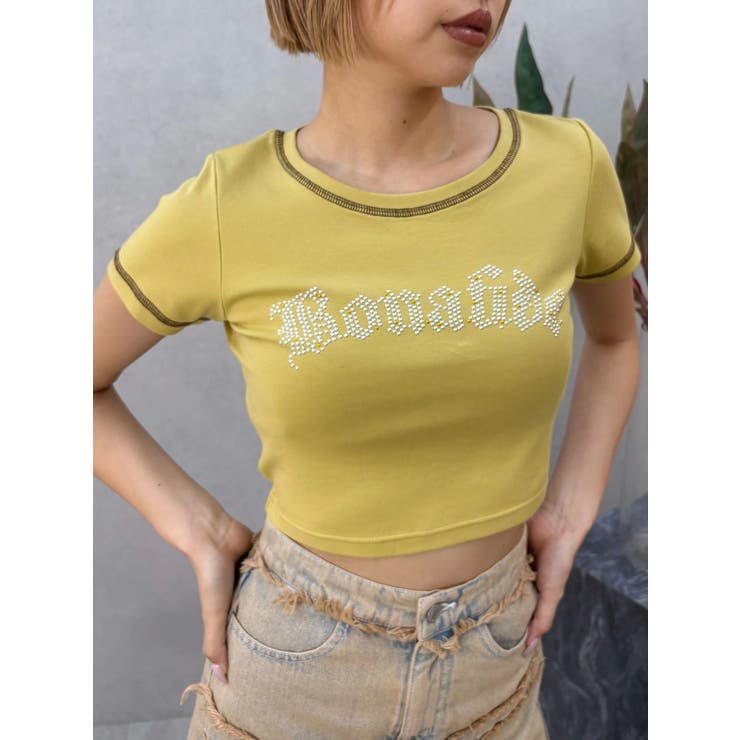 スタッズグラフィックショートTシャツ | EVRIS | 詳細画像38 