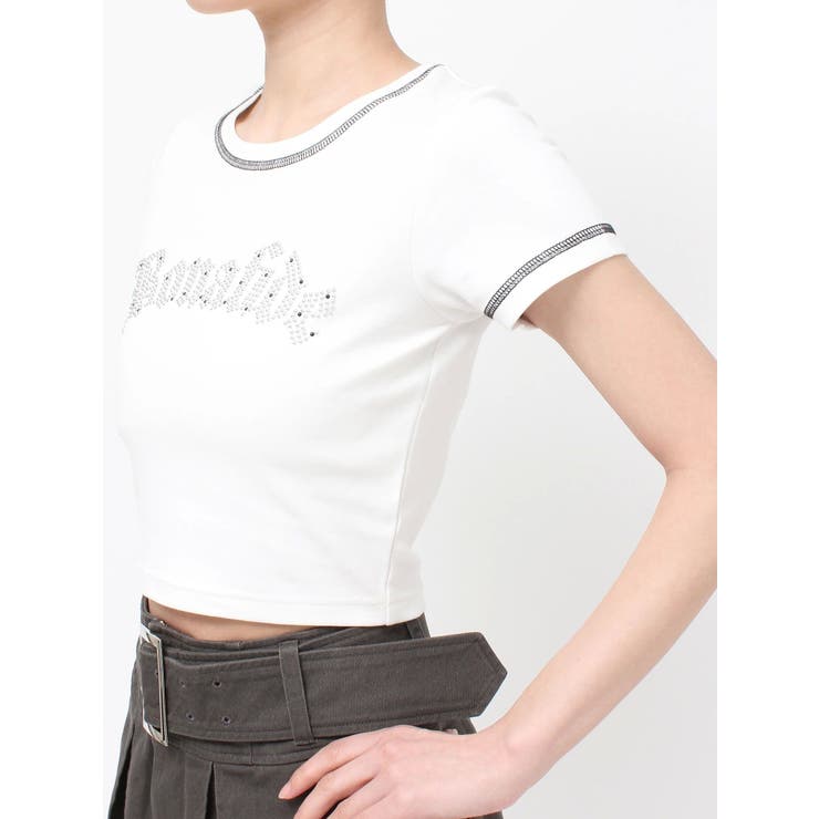 スタッズグラフィックショートTシャツ | EVRIS | 詳細画像46 
