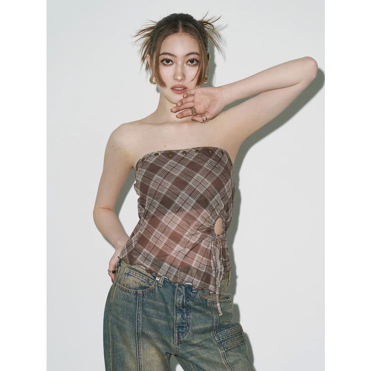 チェックベアトップ | EVRIS | 詳細画像3 