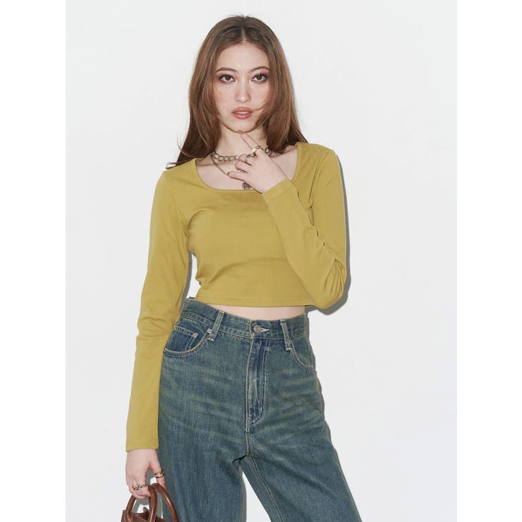 スクエアクロップドトップス | EVRIS | 詳細画像10 