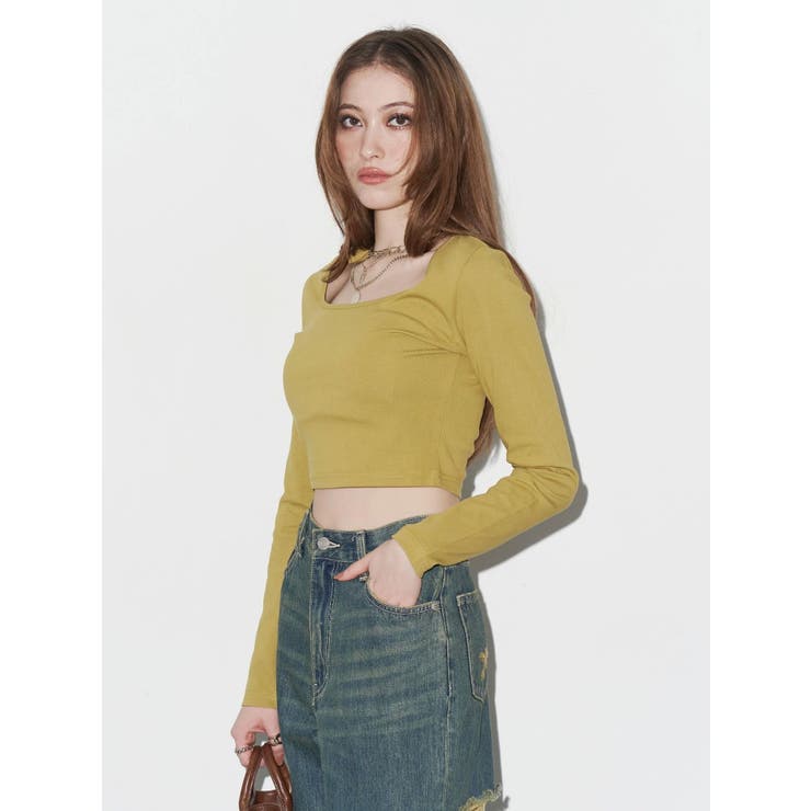 スクエアクロップドトップス | EVRIS | 詳細画像11 